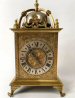 Small table clock signed Elias Guntschy, circa 1750, Neustatt, Germany.